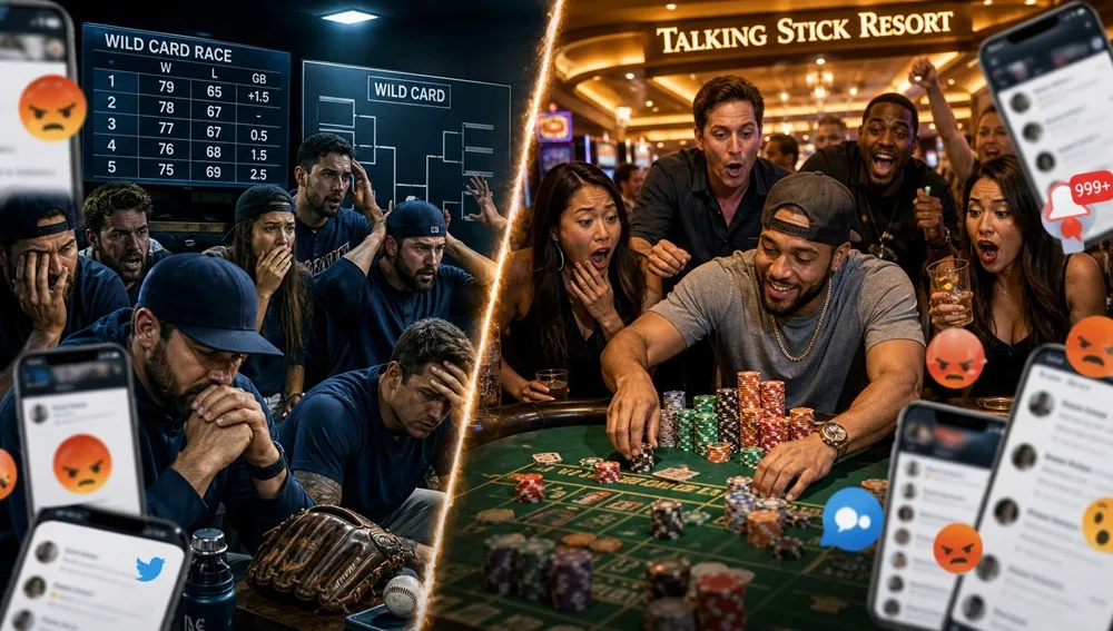 Talking Stick Resort待了好幾小時的畫面，成了社群熱議焦點